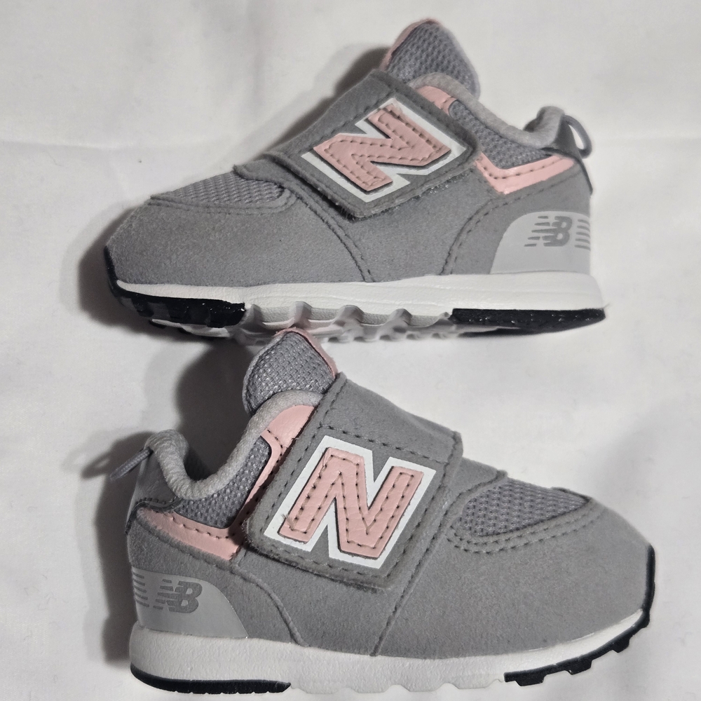 New Balance Kids Sneakers Gray and Pink